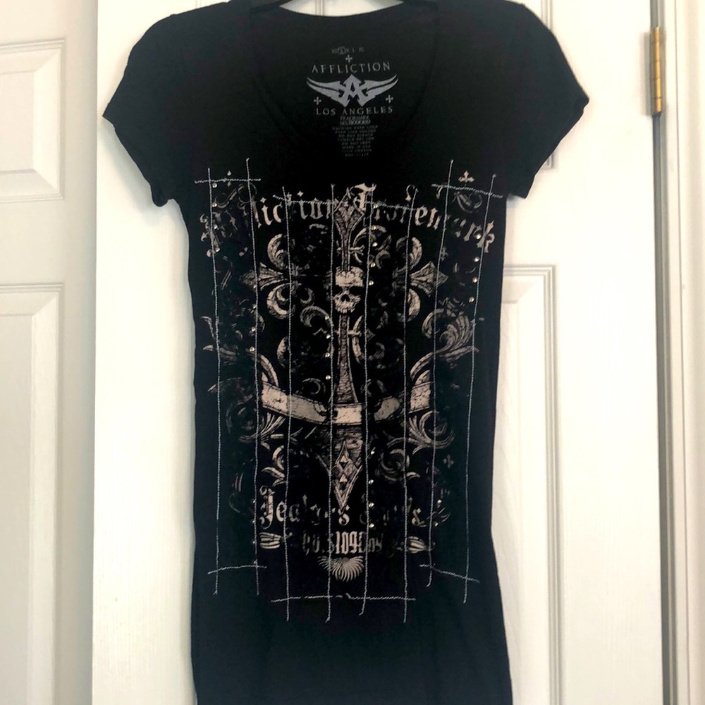 Fitted cotton T-shirt